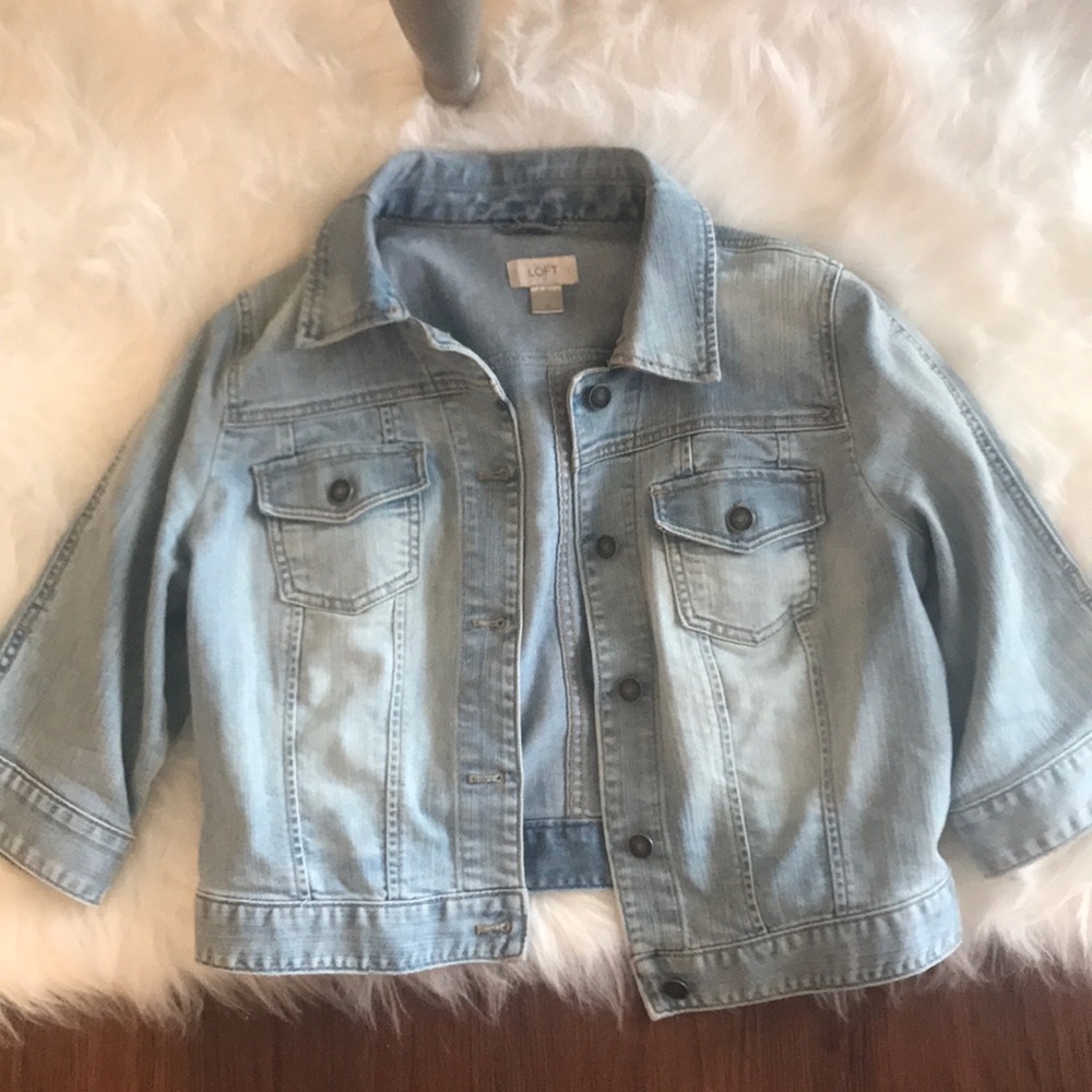 Ann Taylor loft jean jacket